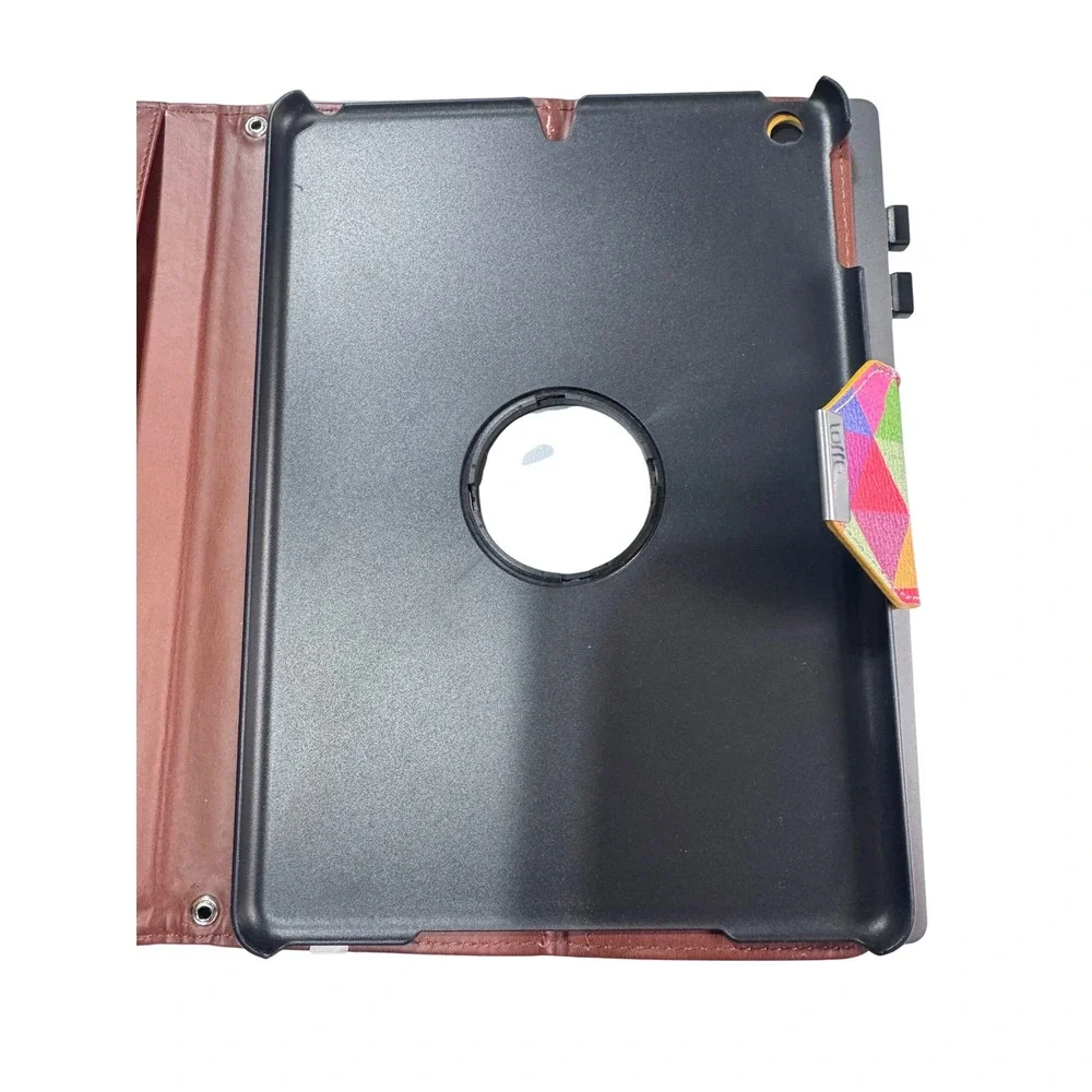 ULAK Colorful Geometric Rotating iPad 2 3 4‎ Folio Case Stand With Hand Strap